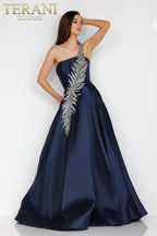 Terani Evenings Dress 1912E9202 - Navy