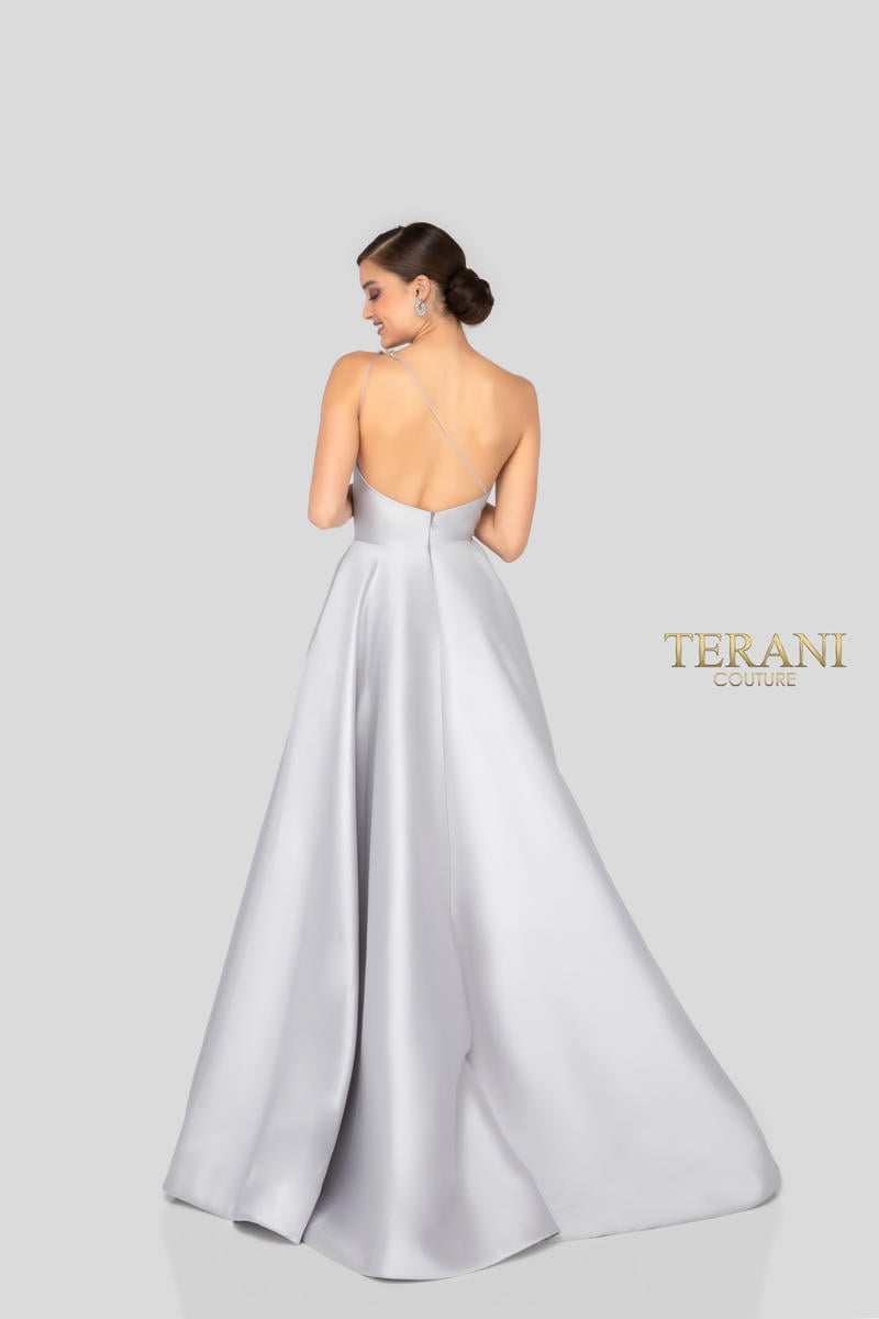 Terani Evenings Dress 1912E9202 - Silver