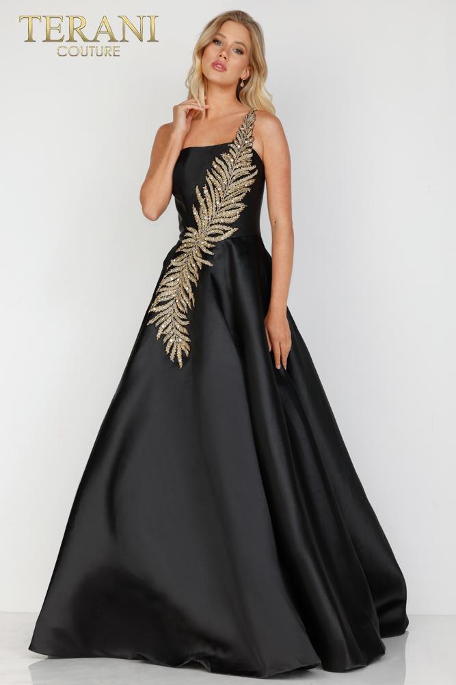 Terani Evenings Dress 1912E9202 - Black
