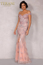 Terani Pageant Dress 1912GL9572 - Rose