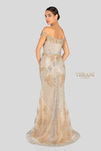 Terani Pageant Dress 1912GL9572 - Gold