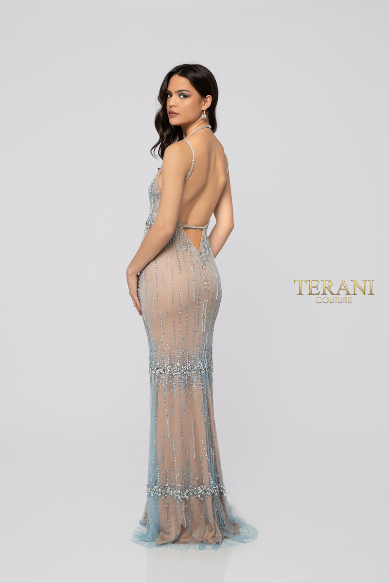 Terani Prom Dress 1912P8222 - Light Blue