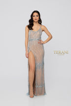 Terani Prom Dress 1912P8222 - Light Blue