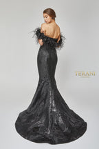 Terani Evenings Dress 1921E0136 - Black