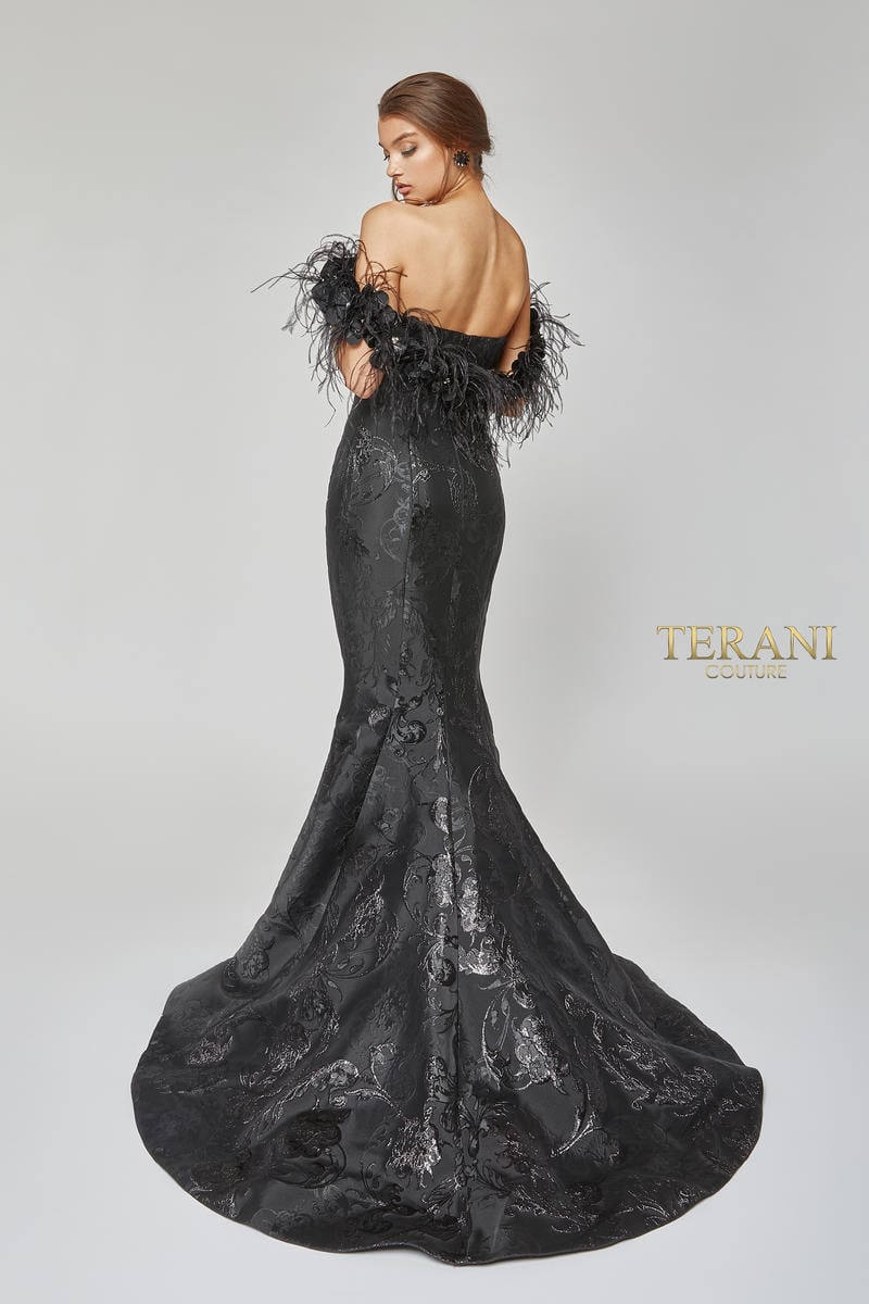 Terani Evenings Dress 1921E0136 - Black