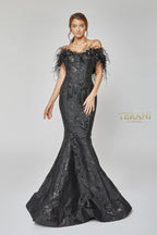 Terani Evenings Dress 1921E0136 - Black