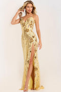 Jovani Prom 49253 - Nude/Yellow