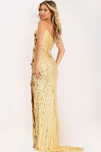 Jovani Prom 49253 - Nude/Yellow