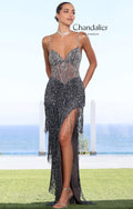 Chandalier Los Angeles Dress 30180 - Mercury/Silver