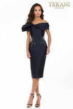 Terani Cocktail Dress 2011C2009 - Navy