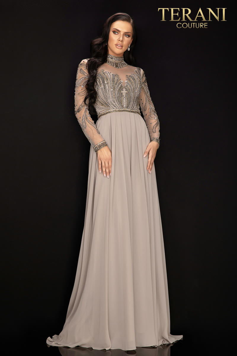 Terani Mother of the Bride Dress 2011M2126 - Mocha