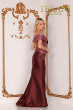 Terani Couture Mother of the Bride 2011M2159 - Mauve Wine