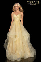 Terani Prom Dress 2011P1213 - Gold