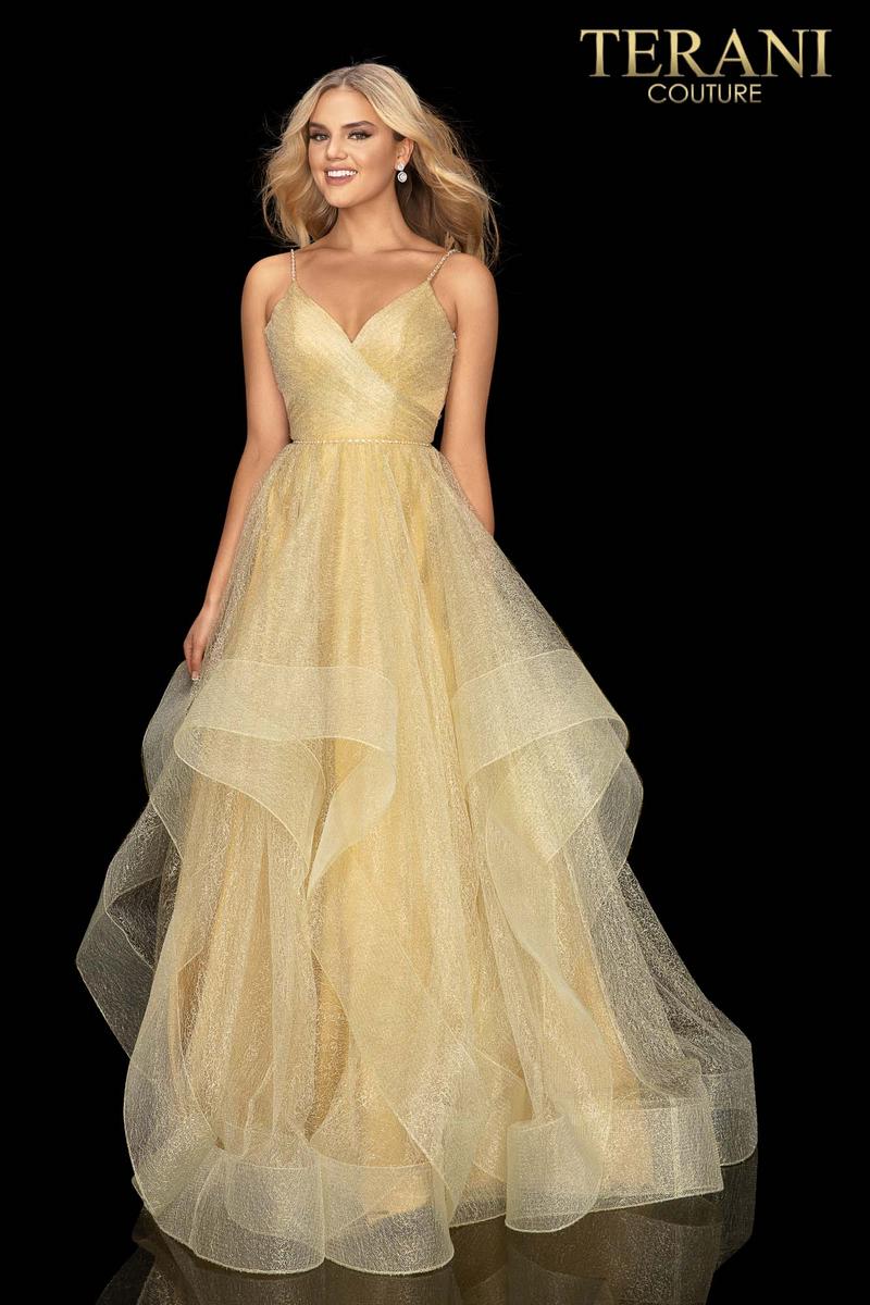 Terani Prom Dress 2011P1213 - Gold