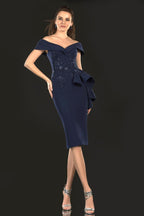 Terani Cocktail Dress 2021C2625 - Navy