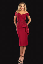 Terani Cocktail Dress 2021C2625 - Wine