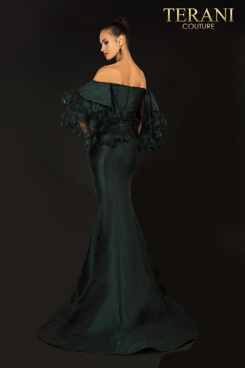 Terani Evenings Dress 2021E2796 - Forest
