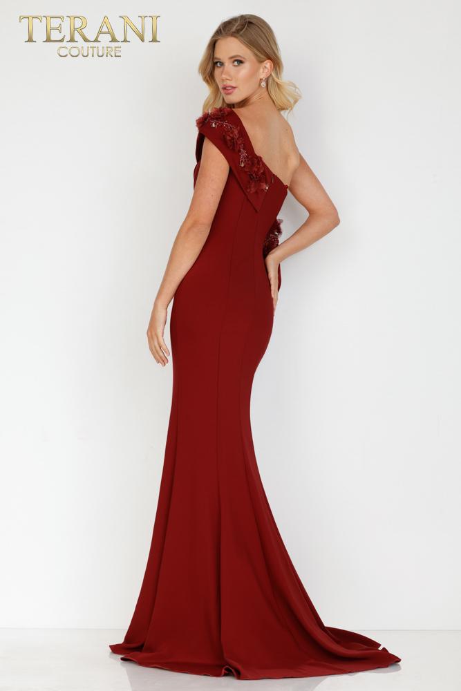Terani Evenings Dress 2021E2824 - Merlot