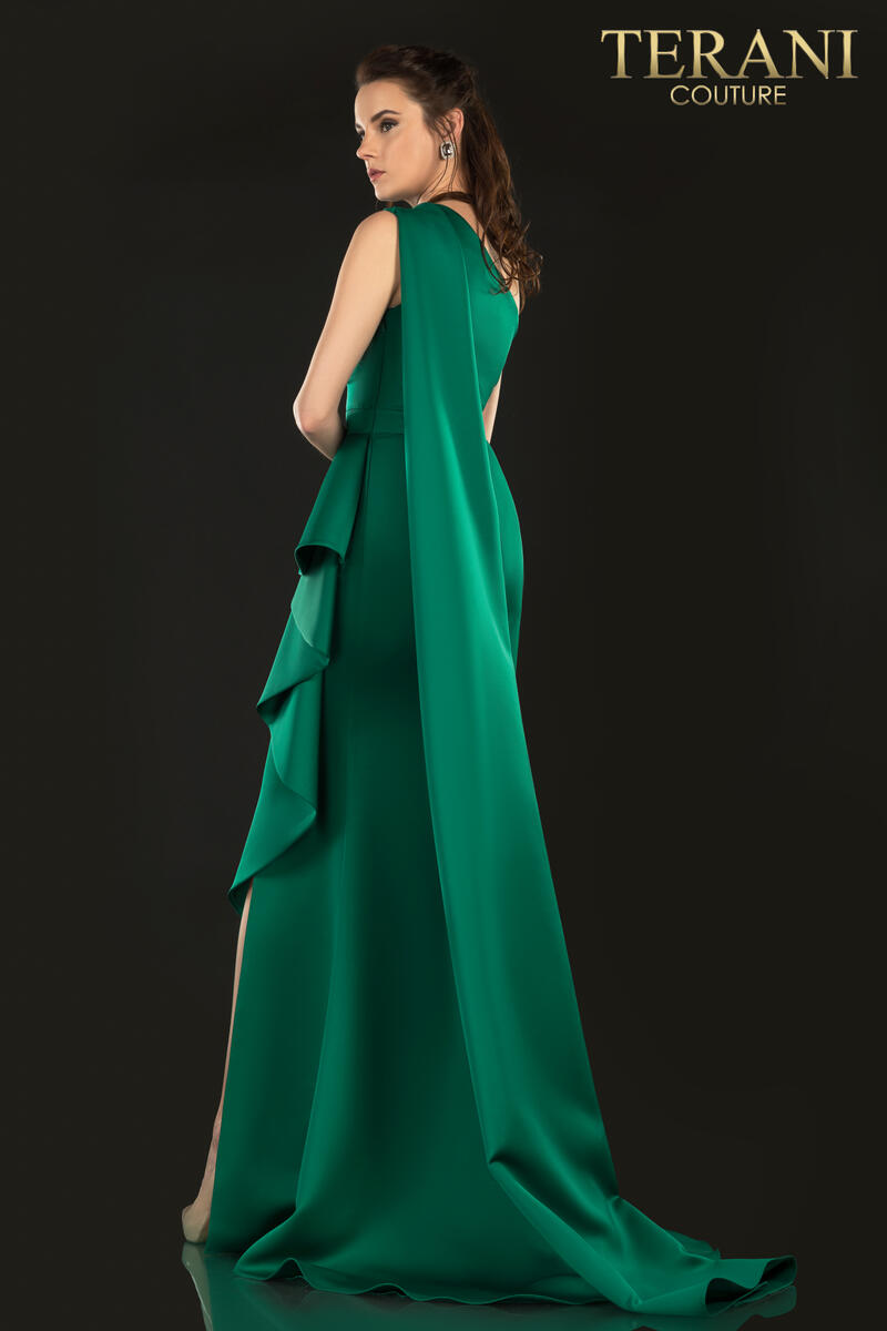 Terani Couture Evening 2021E2839 - Emerald