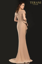 Terani Mother of the Bride Dress 2021M2986 - Mocha