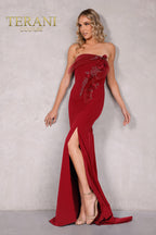 Terani Evenings Dress 2021E2818 - Wine