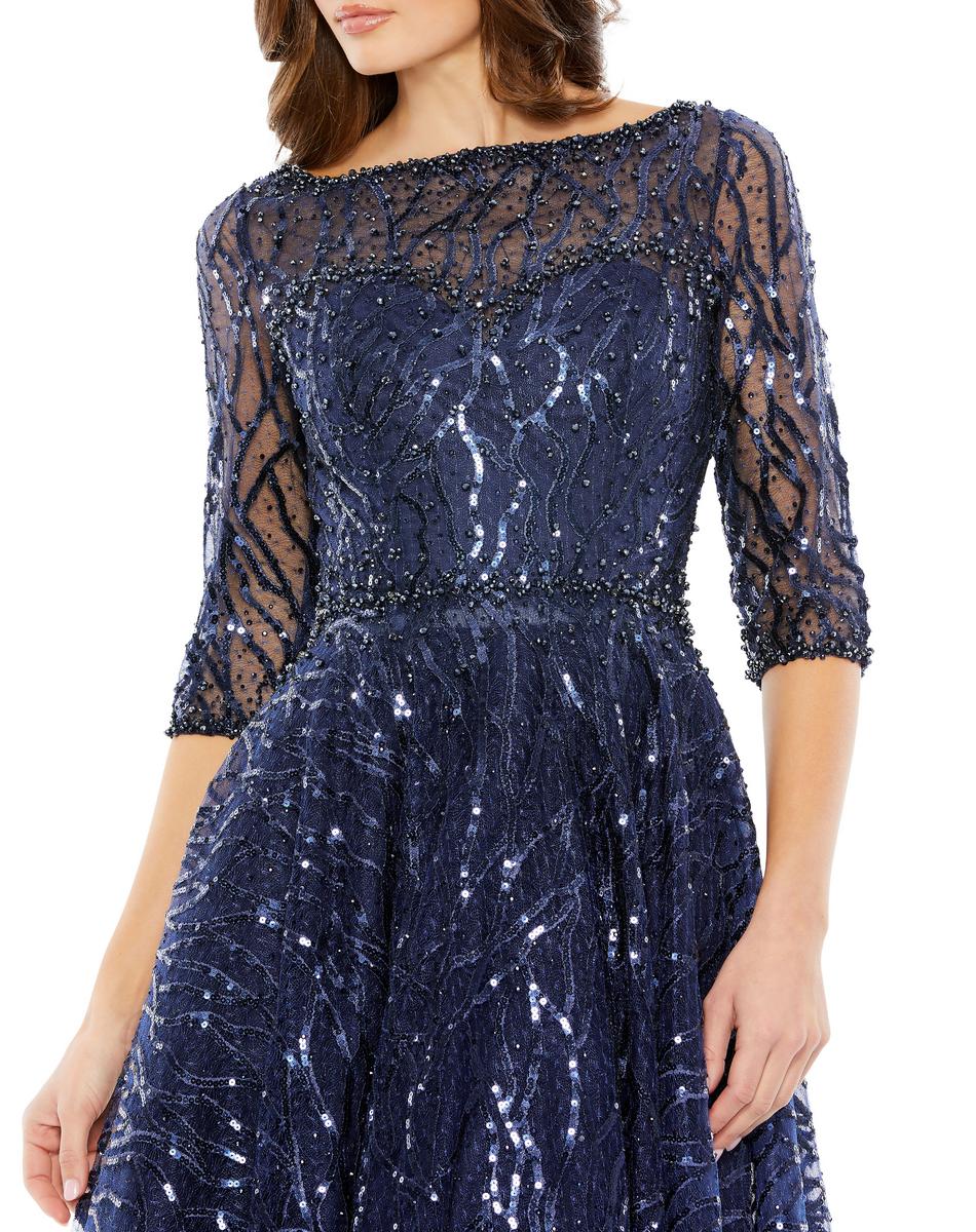 Cocktail by Mac Duggal Dress 20252 - Platinum