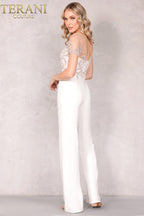 Terani Evenings Dress 2027E2940 - Ivory