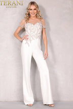 Terani Evenings Dress 2027E2940 - Ivory