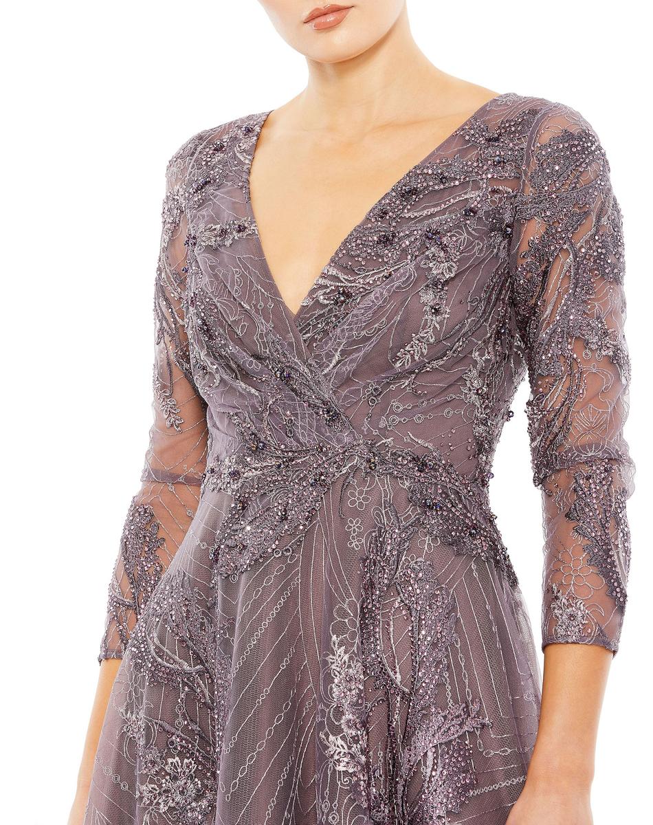 Cocktail by Mac Duggal Dress 20336 - Aubergine