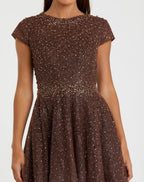 Cocktail by Mac Duggal Dress 20371 - Chocolate