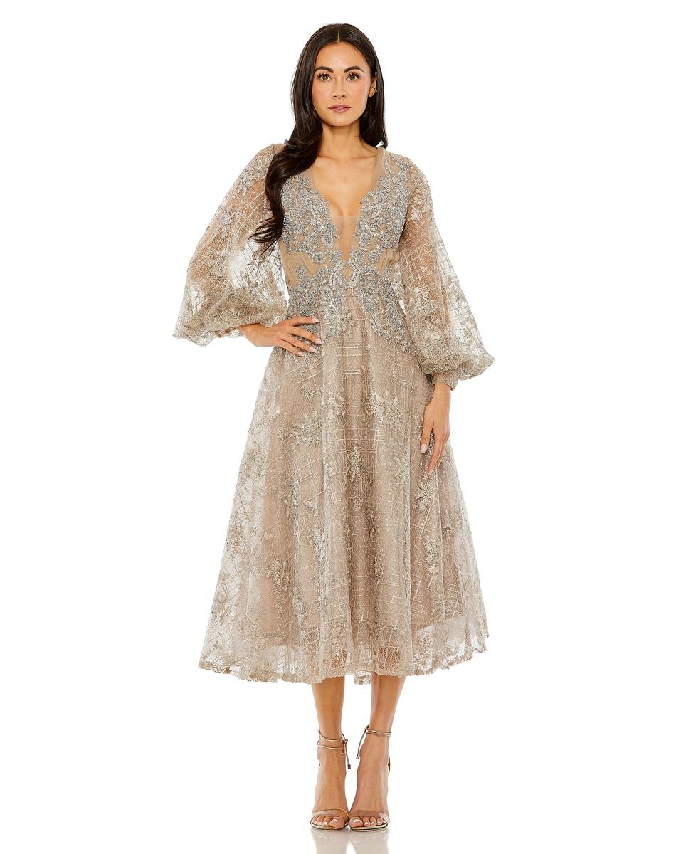 Cocktail by Mac Duggal Dress 20391 - Taupe