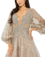 Cocktail by Mac Duggal Dress 20391 - Taupe