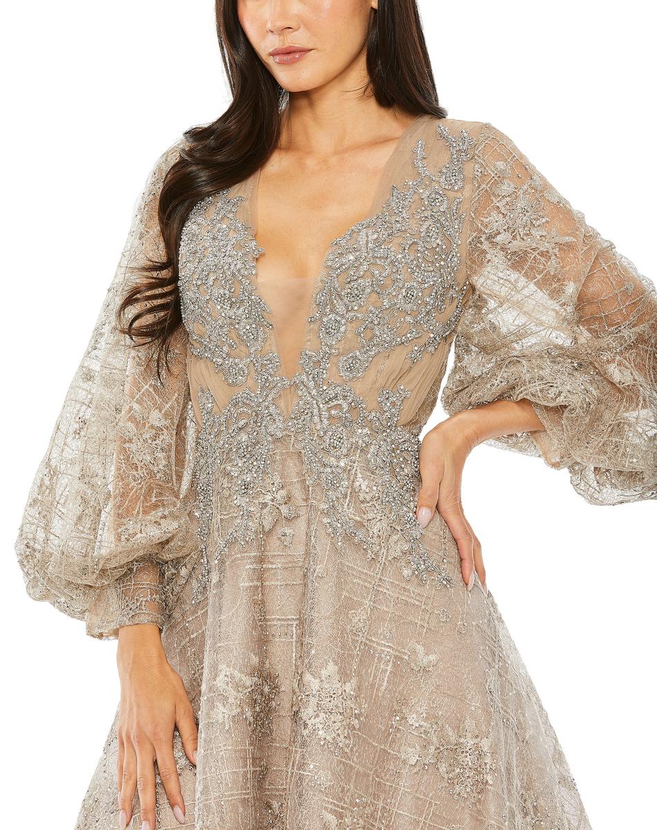 Cocktail by Mac Duggal Dress 20391 - Taupe