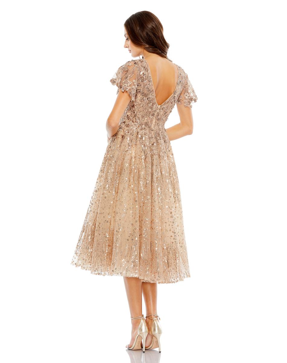 Cocktail by Mac Duggal Dress 20392 - Taupe