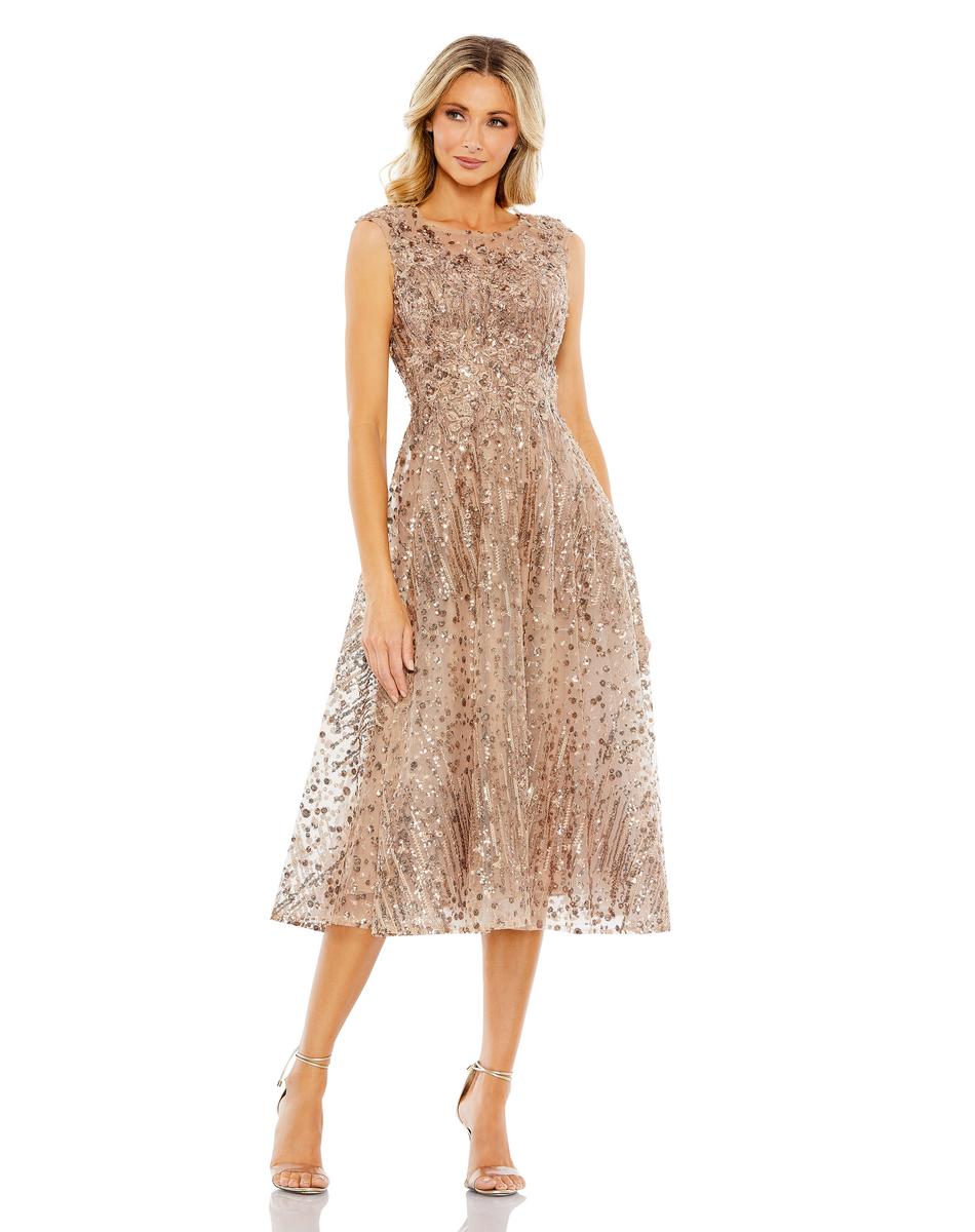 Cocktail by Mac Duggal Dress 20398 - Bronze