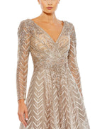 Cocktail by Mac Duggal Dress 20399 - Taupe