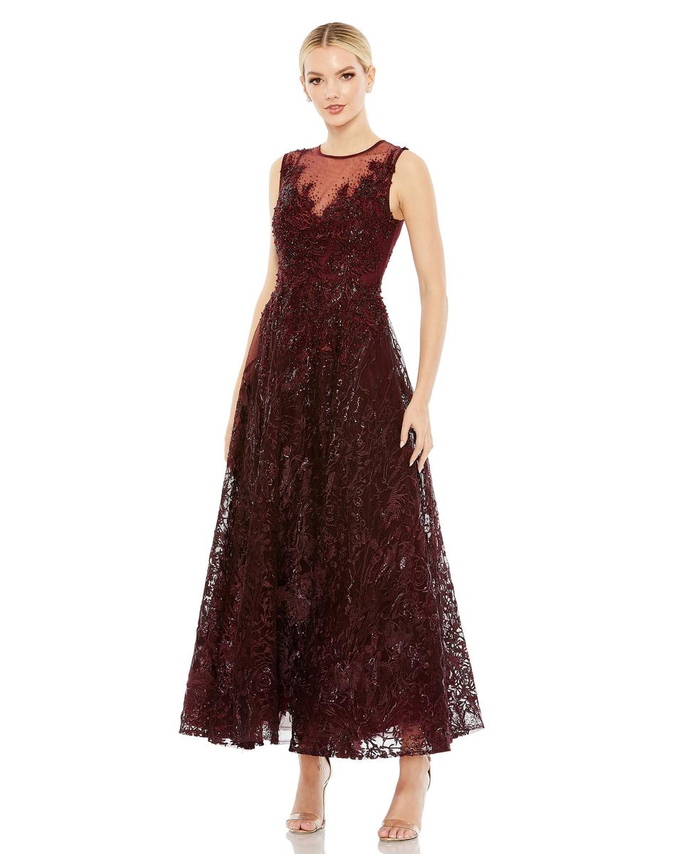 Cocktail by Mac Duggal Dress 20421 - Burgundy