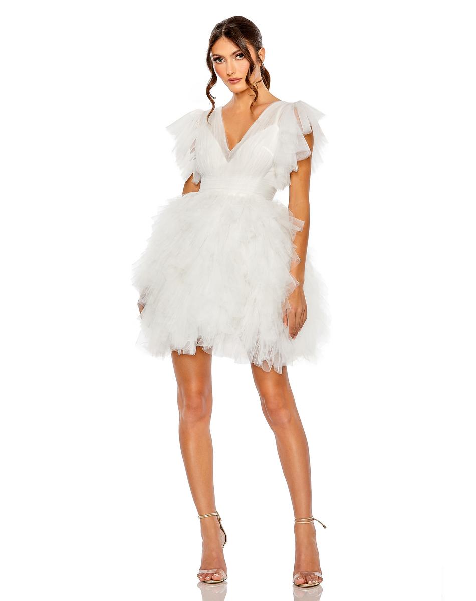 Cocktail by Mac Duggal Dress 20505 - White