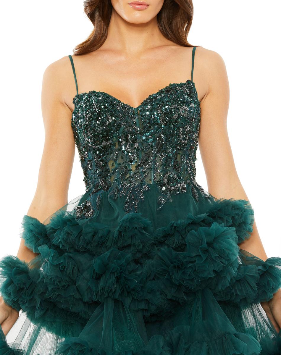 Cocktail by Mac Duggal Dress 20645 - Hunter Green