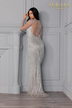 Terani Pageant Dress 2111GL5037 - Silver Crystal