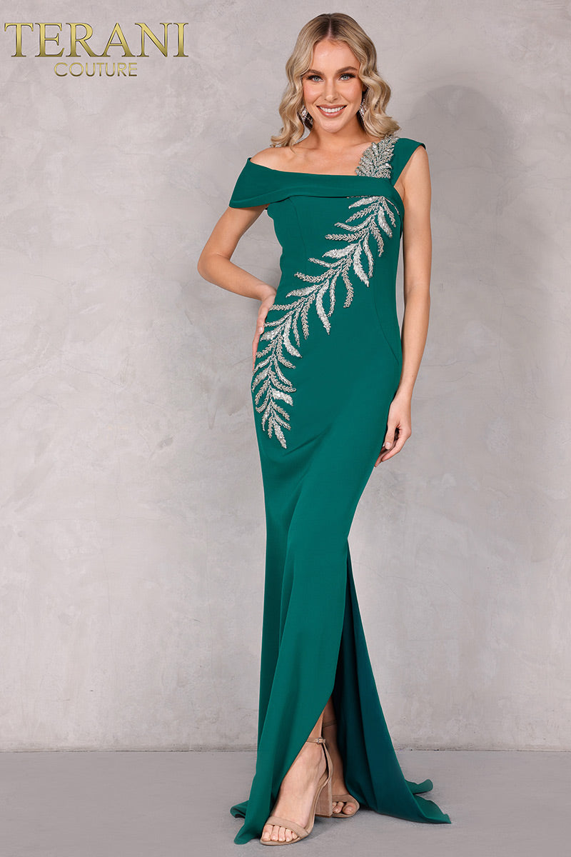 Terani Mother of the Bride Dress 2111M5289 - Emerald