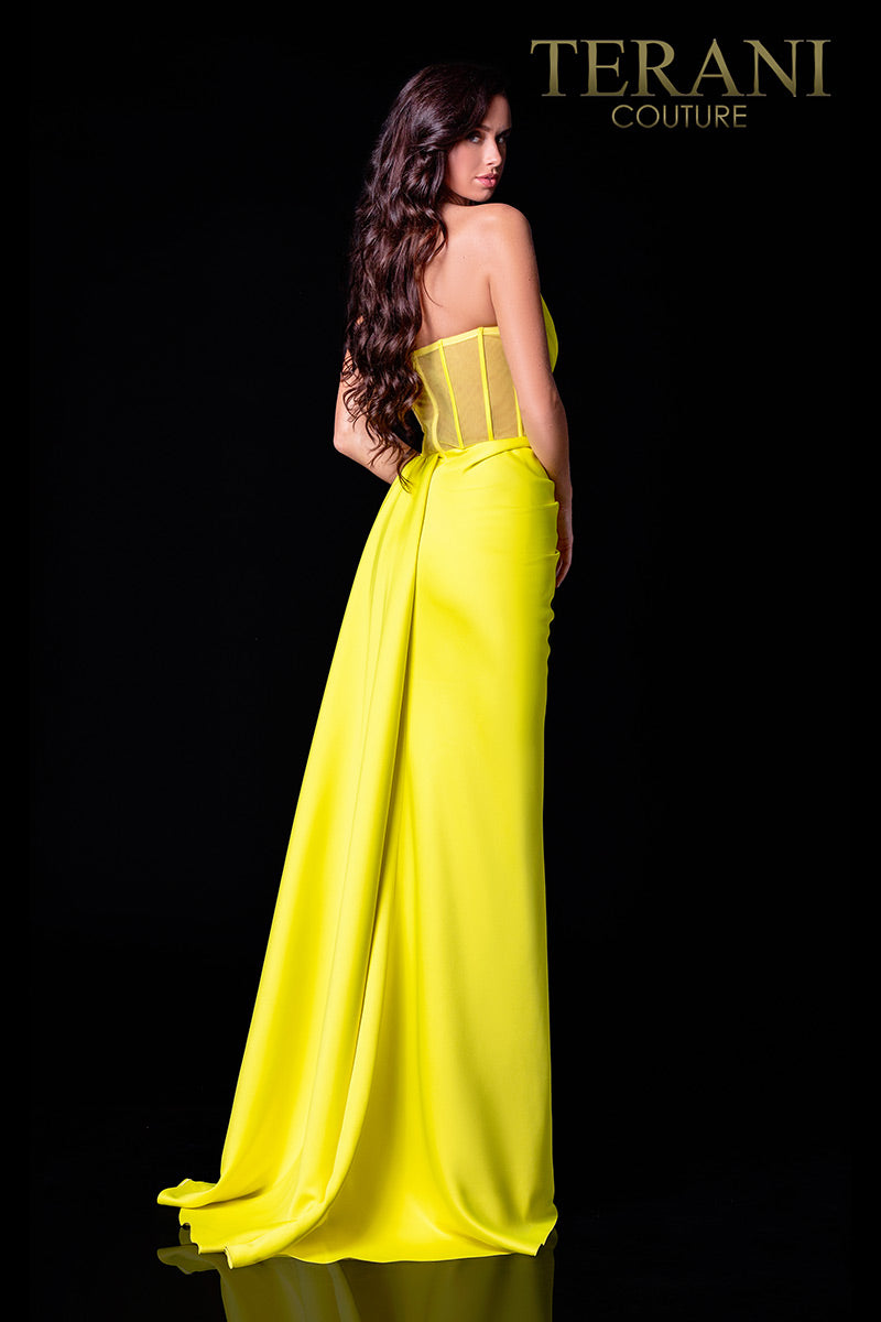 Terani Prom Dress 2111P4020 - Citrine