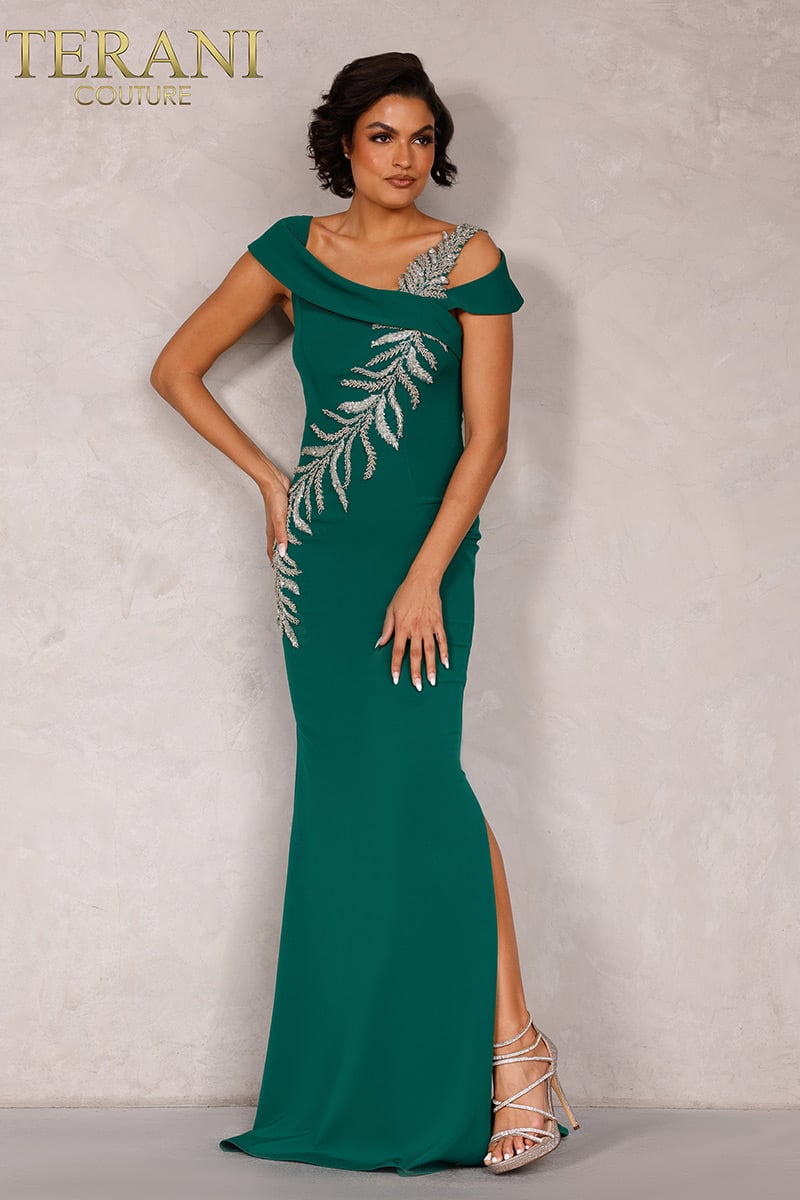Terani Mother of the Bride Dress 2111M5289 - Emerald