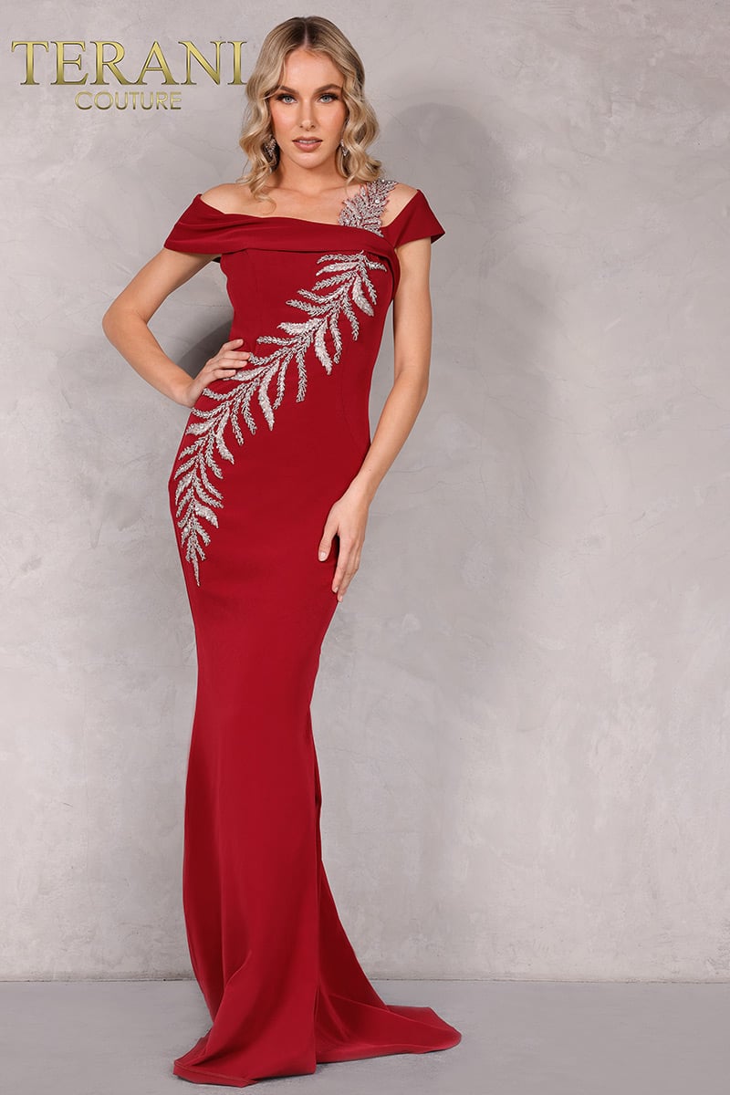 Terani Mother of the Bride Dress 2111M5289 - Red