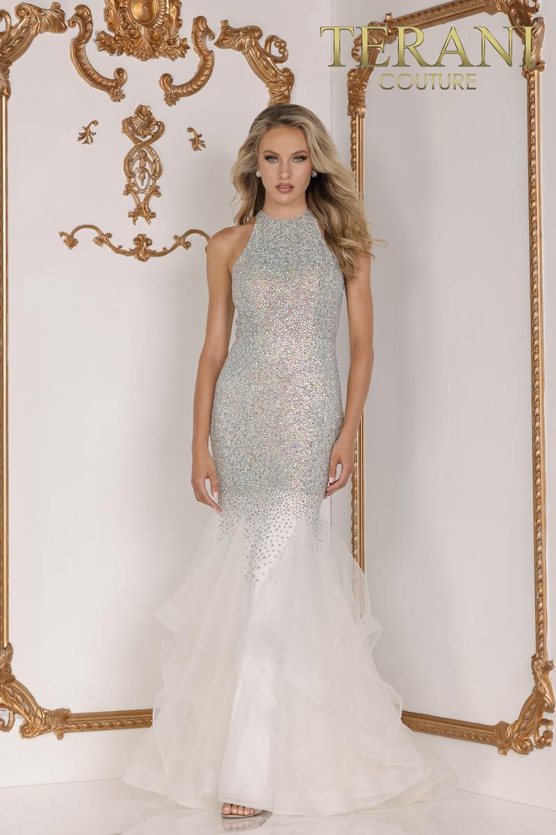 Terani Pageant Dress 2215GL0111 - Ivory