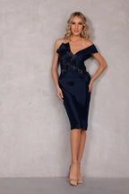Terani Cocktail Dress 2221C0333 - Navy