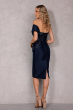 Terani Cocktail Dress 2221C0333 - Navy
