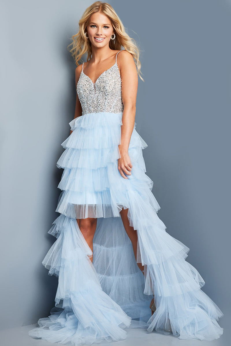 Jovani Prom 22532 - Blue/Silver