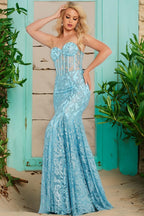 Jovani Prom 22601 - Turquoise
