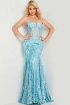 Jovani Prom 22601 - Turquoise